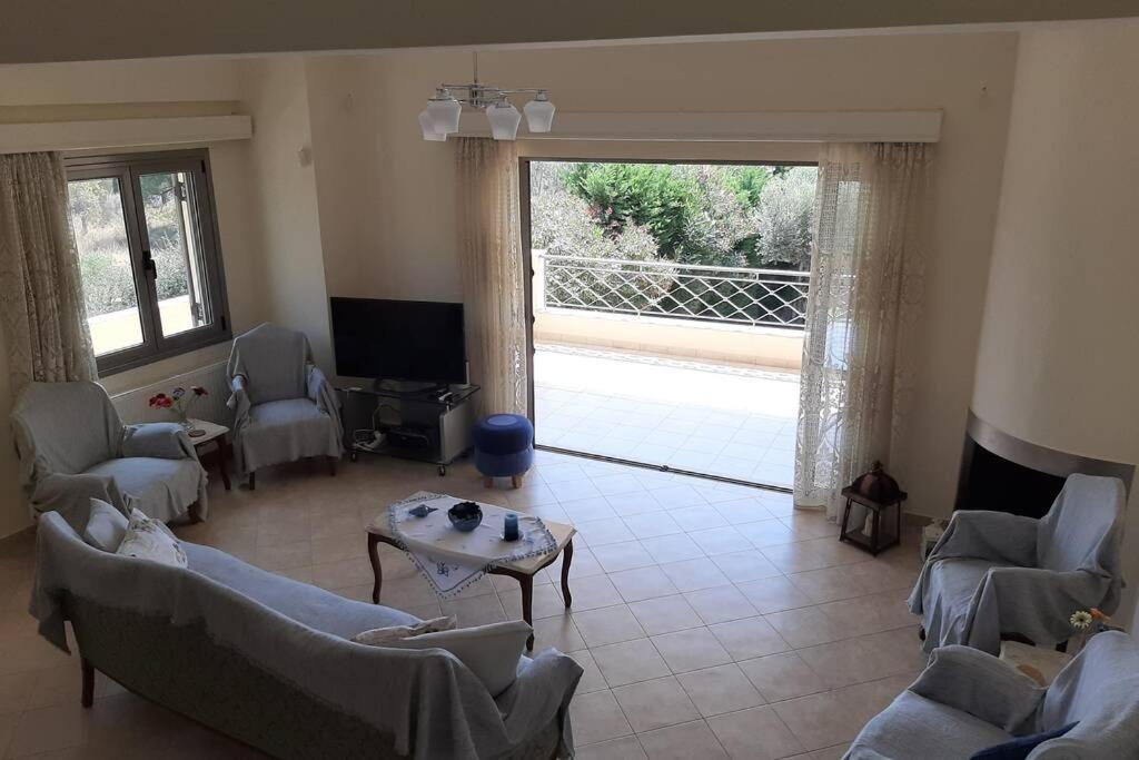 Seaside Villa Andronikos Amarynthos Ngoại thất bức ảnh
